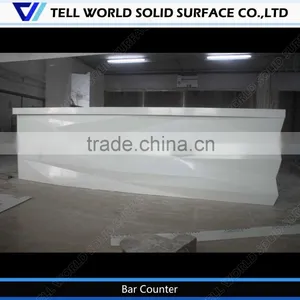 High-end Reception Desk/hotel Reception Desk/long Straight Front Desk thumbnail-4