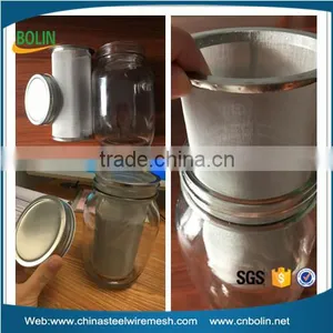 Stainless Steel Cold Brew Coffee Maker Filter / Iced Brew Coffee Filter for Mason Jar thumbnail-4