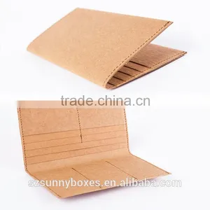 Washable Kraft Paper Folding Long Wallet With 9 Card Slots thumbnail-3