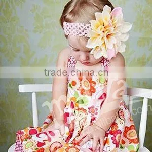 Crochet Flower Baby Headband thumbnail-1