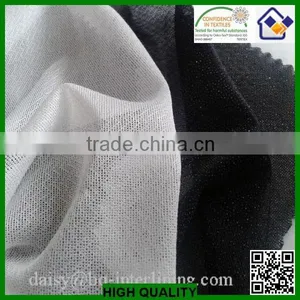 Haining Elastic Stretch Woven Fusible Interlining Fabric/fusible Interfacing/entretela thumbnail-1