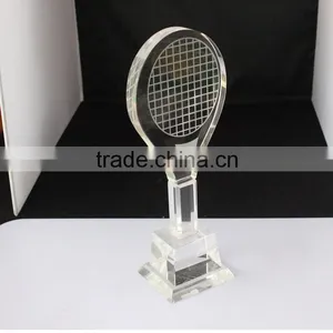 Nice Unique Design Tennis Crystal Trophy and Awards thumbnail-3