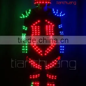 Wireless DMX512 Programmable LED Light Street Dance Clothes thumbnail-1
