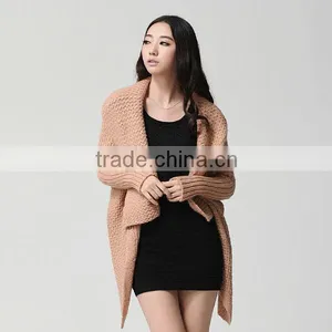 Knitted Sweater Ladies Long Sleeve New Design Sweater thumbnail-1