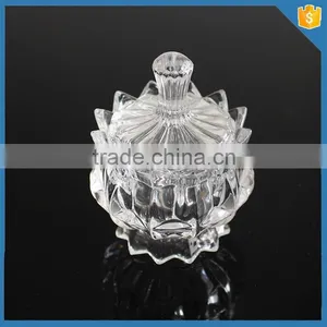 LXHY-J002 Luxury Crystal Glass Jar With Lid thumbnail-2