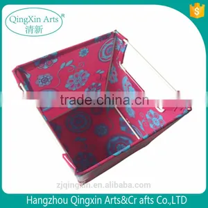 HOT Foldable Plastic and Metal Storage Cube Basket Bin thumbnail-3