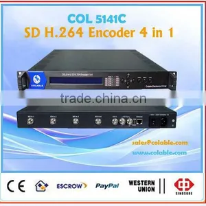 COL5141C Hd-sdi H.264 Encoder Iptv, Catv Mpeg4 Encoder 4 in 1 thumbnail-1