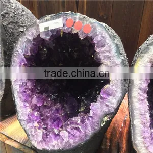 Natural Brazil Amethyst Geode Pocket With Different Shapes Home Decoration thumbnail-4
