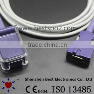 Nellcor SpO2 Adapter Cable, 14pin >>DB9, 3m, Nellcor Oximax Tech thumbnail-1