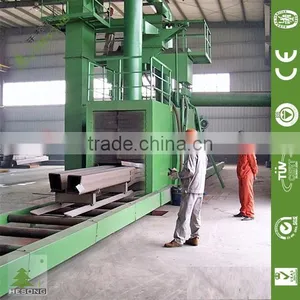 Wecomed By BuyersHigh Quality H Beam Shot Blasting Rust Removal Machine thumbnail-3