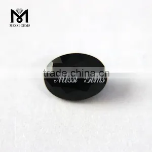 2015 Chinese Wholesale Oval Cut 6*8 mm Black Agate Stone thumbnail-1