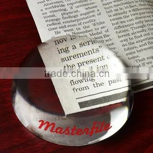 Clear Glass Crystal Dome Paperweight OSM018 thumbnail-1