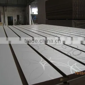 Rotary White Color Melamine Slatwall Panel thumbnail-2