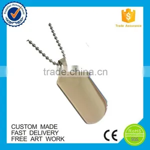 High Quality Wholesale Military Blank Custom Dog Tags thumbnail-1