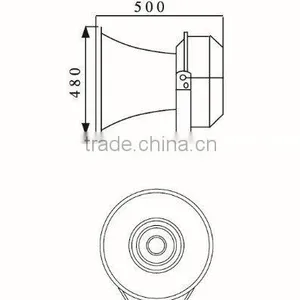 High Power Alarm Speaker Best for Air Defense Siren Horn Speaker thumbnail-2