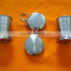 2014 Hot Selling Leak-proof Eco-friendly FDA LFGB Fodable Stainless Steel Beer Mug Cup Tumbler thumbnail-1