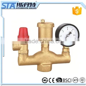 ART.5065 Made in China Nickel Plated Forged Adjustable Forged Brass Air Steam Water Pressure Reducing Valve Price for Water thumbnail-3