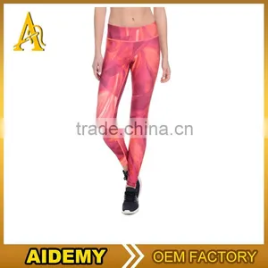 Custom Made Sublimation Printed Womens Sports Fitness Leggings thumbnail-1