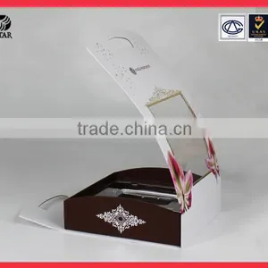Customized Gift Box Cosmetics Packaging Printing Cardboard Portable Paper Box With Window thumbnail-1