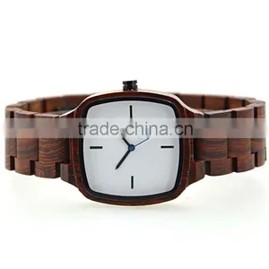 2016 High Quality Sandalwood Quartz Wooden Watches for Couple thumbnail-2