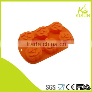 Cake Mould 6pcs Pumpkin Shape in Silicone Material thumbnail-2