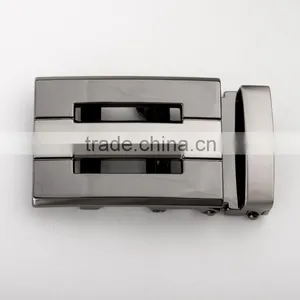Top Sale Custom Logo Black Automatic Men's Slide Buckle Belt thumbnail-5