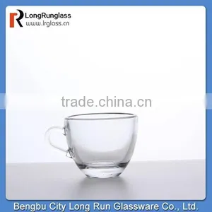 LongRun 2.6oz Top Grade Exquisite Crystal Glass Teacup ,coffee Mug,wholesale thumbnail-1