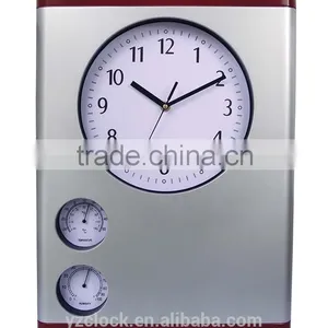2014 NEW YINGZI CLOCK Big Size Weather Station Wall Clock With Temperature YZ-8992 thumbnail-1