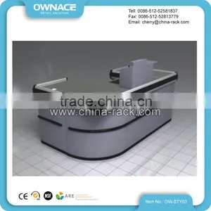 Supermarket Checkout Counter Grocery Store Cashier Desk for Sale thumbnail-2