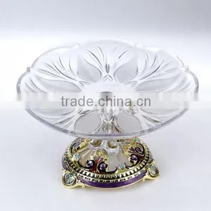RORO Good Fortune Craft House Warming Gift Antique Glass Fruit Plate thumbnail-1