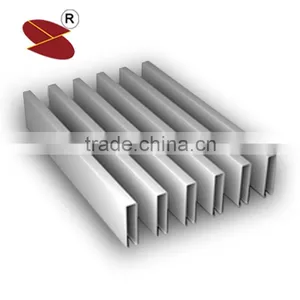 Wholesale 100*100*1.0mm Powder Coating White Color Aluminium Baffle Ceiling thumbnail-1