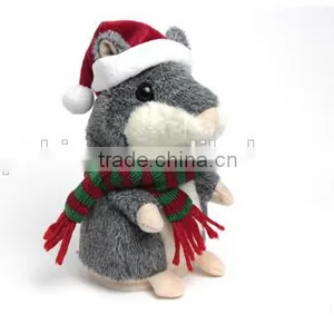 2016 Christmas Gift Hot Cute Plush Talking Hamster Recording Toy Hamster, Speaking Hamster thumbnail-6