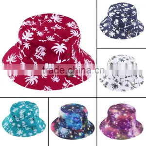 Unisex Fishing Bucket Cotton Hat Sun Boonie Summer Outdoor Cap Summer Hats thumbnail-4