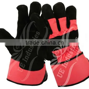 UEI-2815 Work Gloves , Working Gloves, Leather Working Gloves , Construction Gloves , Leather Work Gloves , Safety Work Gloves thumbnail-1
