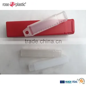 PP Transparent PVC Clear or PE Colored Empty Plastic Tubes Packaging Quadro Pack QP thumbnail-6