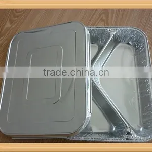 Rectangular Disposable Catering Aluminum Foil Container Lid thumbnail-2