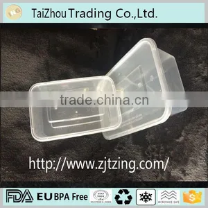 Hot Selling Plastic Disposable Food Grade Rectangular Shape Food Container thumbnail-1