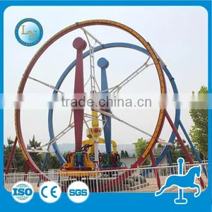 New Products From China! Thrilling Game Rides Ferris Wheel Ring Car for Sale thumbnail-5