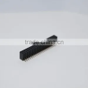 Female Header 2.54mm Double Row Right Angle 2~40 Pin thumbnail-4