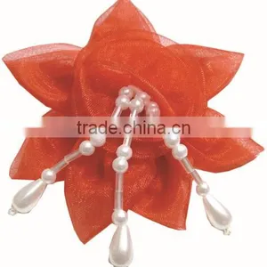 Organza Flowers for Crafts Cheap Wholesale Artificial Flowers thumbnail-1