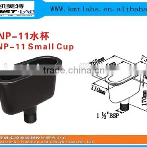 Small Size School Physics Lab Chemical Resistant Sink With PP Drain Bottle Trap thumbnail-5