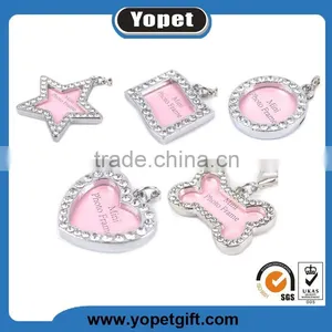 Pink Color Crystal Dog Tag Laser Engraving Machine thumbnail-3
