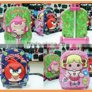 3D Kids Eva Luggage Bag With Trolly Kids Luggage Bag thumbnail-1
