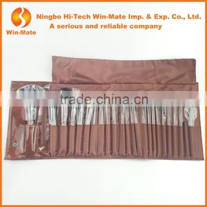 Beauty New Brown Cosmetic Brushes Tools Rhinestone Goat Hair Face 24pcs Professional Makeup Brushes Sets thumbnail-2