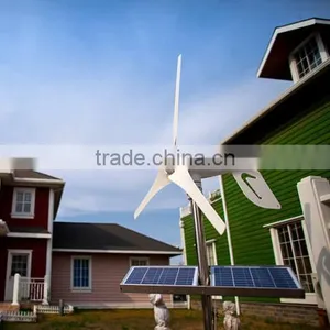 Wind Turbine 12V/24V, 400w Rated, 600w Max With 3 PCS Carbon Fiber Blaldes. thumbnail-1