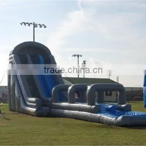 Double Lane Inflatable Slide Water Pool for Adults 50ft Long Wet Slide for Kids thumbnail-1