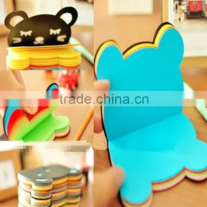 Cute Cheap Animal Shaped Cover Memo Pad/ Wholesale Blank Paper Notebook thumbnail-2