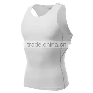 2015 New Products Gym Fitness T-shirt Quick Drying Men's Compression Fitness Clothes thumbnail-3