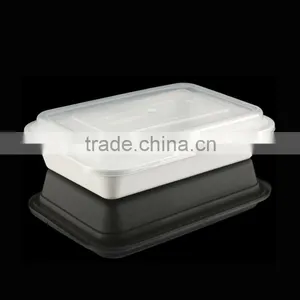 Food Plastic Container PP Dish Plate Plastic Plate 1200ml Sushi Box thumbnail-5