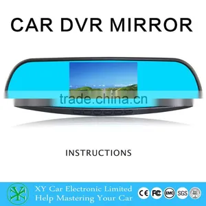 4.3'' Auto Rearview Mirror DVR With Dual Cameras , Special Bracket Optional for Car Special Mirror XY-2507 thumbnail-3